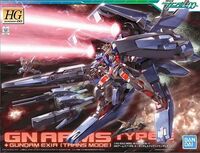 GN ARMS + GUNDAM EXIA (TRANS MODE)