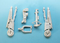 BAe Sea Harrier FA.2 and AV-8 A Harrier II - Landing Gear (designed to be used with Kinetic Model kits) - Image 1