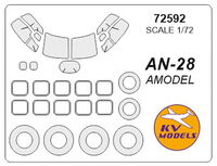 An-28 (AMODEL) + wheels masks - Image 1