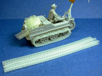 3D printed fully workable wintertracks for Kettenkraftrad (Dragon) - Image 1