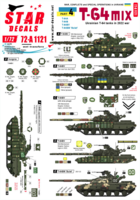 War in Ukraine # 4. Ukrainian T-64 mix in 2022 war. T-64A, T-64B, T-64BV and T-64BM Bulat, plus generic.