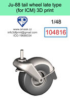 Ju-88 Tail Wheel Late Type (For ICM)
