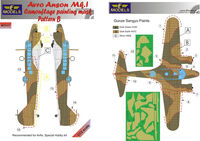 Avro Anson Mk.I. Pattern B Camouflage Painting Mask (For Airfix, Special Hobby) - Image 1