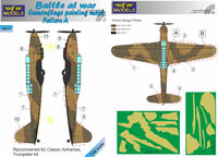 Fairey Battle at War - Camouflage Pattern Paint Mask Pattern A (for Classic Airframe and Trumpeter kits)