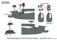 Vickers Wellington Mk.IC/Mk.III 3D Full colour Instrument Panel (for Trumpeter kits) - Image 1