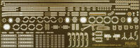 TOKU-85 EX-1 Photo Etched Parts for IJN Light Cruiser Kitakami (w/2 pieces 25mm Machine Cannon) - Image 1