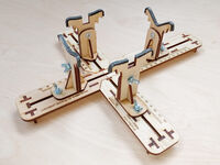 Airplane building jig