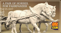 A Pair Of Horses For Fahrpanzer