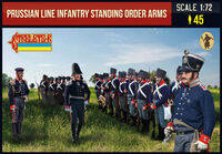 Prussian Line Infantry in Summer Dress standing Order Arms (Napoleonic Wars)