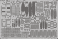 HMS King George V lifeboats   TAMIYA