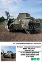 Sd.kfz. 265 early production german light command tank - Image 1