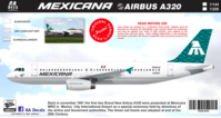 MEXICANA AIRBUS A320 GREEN TAIL - Image 1
