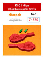 Ki-61 Hien Wheel Bay Plugs (For Tamiya 61115, 25424, 25203) - Image 1