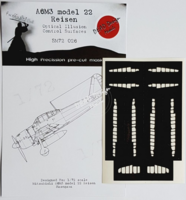 A6M3 m.22  Reisen Control Surfaces