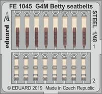 G4M Betty seatbelts STEEL TAMIYA - Image 1