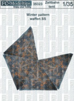 Zeltbahn tent for 4 person, winter pattern - Image 1