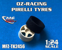 OZ-Racing + PIRELLI Tyres for Hasegawa Focus RS WRC