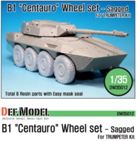 B1 Centauro RCV Sagged Wheel set (for Trumpeter 1/35)