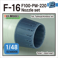 F-16 F100-PW-220 Nozzle Set (For Tamiya, Kinetic) - Image 1