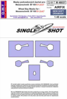 Messerschmitt Bf.109E-1/Bf.109E-3/Bf.109E-4/Bf.109E-7 wheel bay paint masks