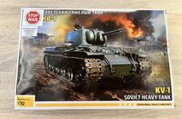 KV-1 Soviet Heavy Tank-USZKODZONE PUDEKO/DAMAGED Box