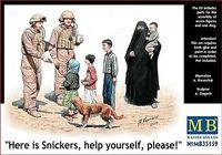 Here is Snickers, help yourself, please!