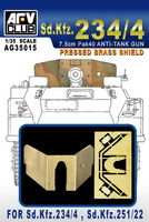 PRESSED BBASS SHIELD FOR Sd.Kfz.234/4, Sd.Kfz.251/22