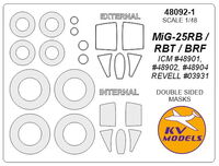 MiG-25PD / RB / RBТ / BRF (ICM / REVELL) - (double sided) + wheels masks