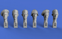Italian heads WWII No. 1 - Image 1