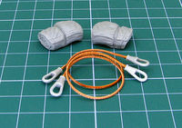 Towing cables for Soviet MBT T-55 (Set designed for MiniArt kit.) - Image 1