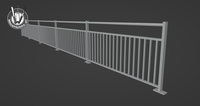 Sidewalk Barrier (5 segments) - Image 1