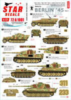 Battle for Berlin 45 # 1. Tanks and AFVs in and outside Berlin 1945. Halftracks, StuGs and Tigers.