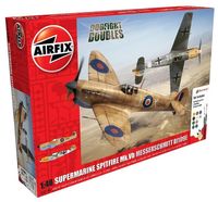 Supermarine Spitfire MkVb and Messerschmitt Bf109E Dogfight Doubles Gift Set 1:48 - Image 1