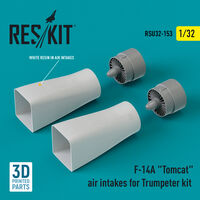 F-14A Tomcat Air Intakes For Trumpeter Kit (3D Printed) - Image 1
