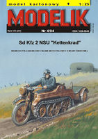 Sd Kfz 2 NSU KETTENKRAD niemiecki motocykl pgsienicowy z II w. w. - Image 1