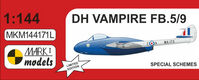 DH Vampire FB.5/9 Special Schemes