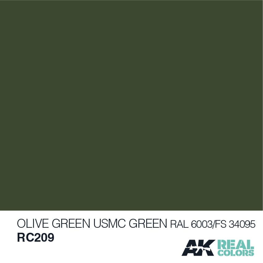 RC209 Olive Green/USMC Green RAL 6003/FS34095 AKInteractive RC209