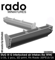StuG III G Interlocked Air Intakes (For RFM)