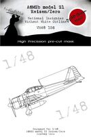 A6M2b Model 21 Reisen/Zero National Insignias Without White Outline (Academy)