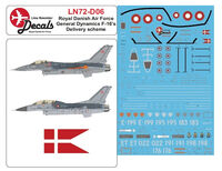 Royal Danish Air Force General-Dynamics F-16 - First Scheme 1980-2002