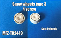 Snow wheels type 3, 4 screw