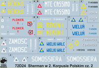 Shermany w 2 Korpusie Polskim, Wochy 1945, cz 2