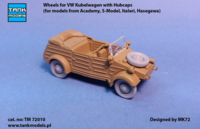 Wheels for VW Kbelwagen with Hubcabs - Image 1