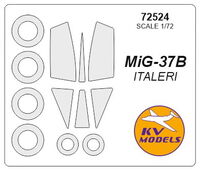 MiG-37B (ITALERI)+ wheels masks - Image 1