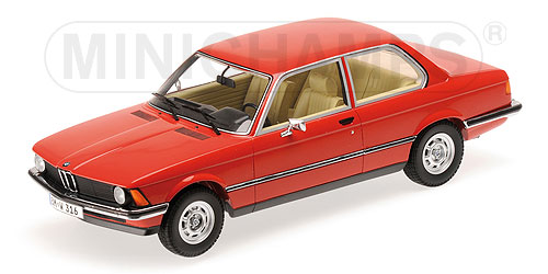 BMW 316 (E21) 1978 (red) - die cast - gotowy model