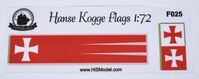 Hanse kogge - set of flags - Image 1