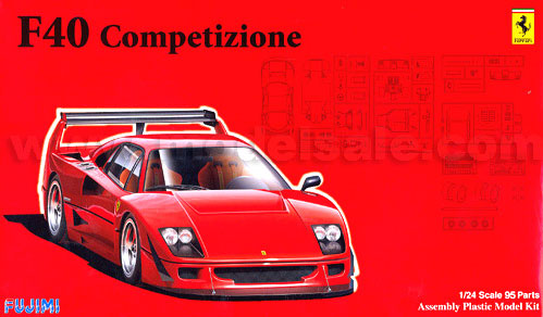 Ferrari F40 赤 タミヤ Competizione フェラーリ完成品 - メルカリ