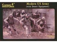 Modern US Army with desert equipment