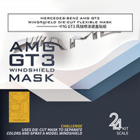 Mercedes-Benz AMG GT3 Windshield Die-Cut Flexible Mask (For Tamiya) - Image 1