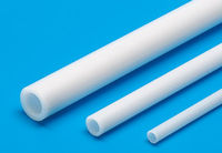 Plastic Beams 8mm - White, 3pcs